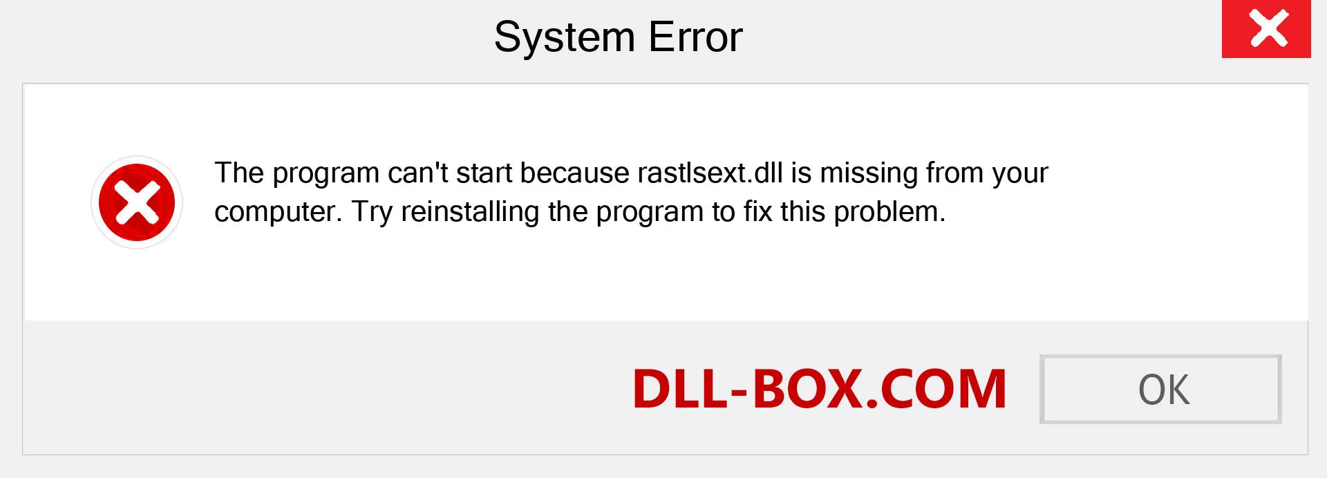  rastlsext.dll file is missing?. Download for Windows 7, 8, 10 - Fix  rastlsext dll Missing Error on Windows, photos, images